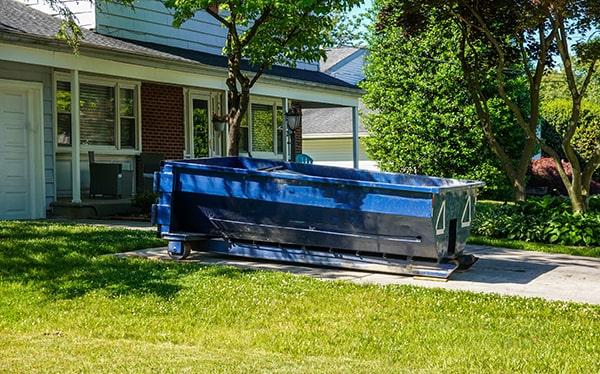 the waste in a residential dumpster is required to a land fill or recycling center for disposal or processing